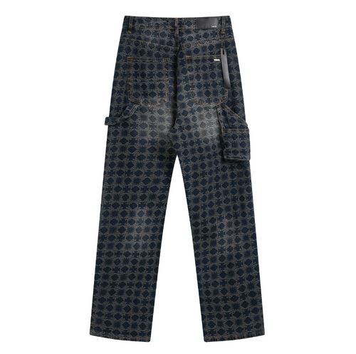 1 of 1 - Amiri Embroidered Jeans - Baggy
